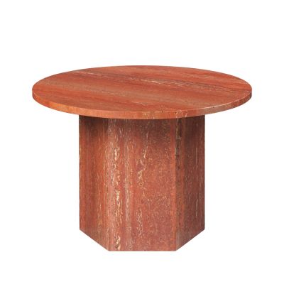 GUBI Epic sohvapöytä Red, ø 60