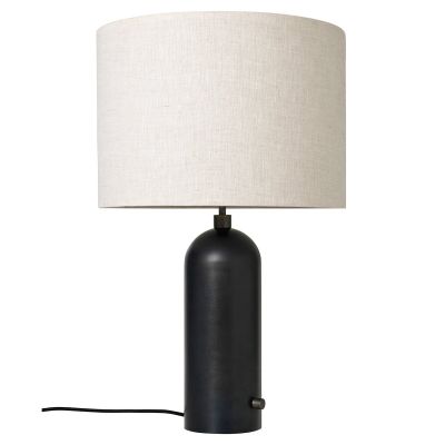 GUBI Gravity L pöytävalaisin Musta-canvas | Alk. 578,00 €