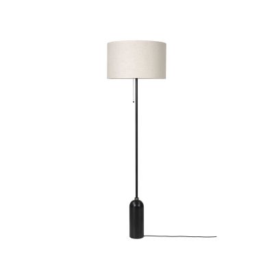 GUBI - Gravity Lattiavalaisin Musta Teräs/Canvas | Alk. 690,00 €