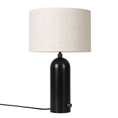 GUBI Gravity S pöytävalaisin Musta-canvas | Alk. 502,00 €