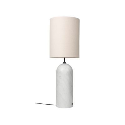 GUBI Gravity XL -lattiavalaisin Valkoinen marmori/canvas, high | Alk. 2 070,00 €