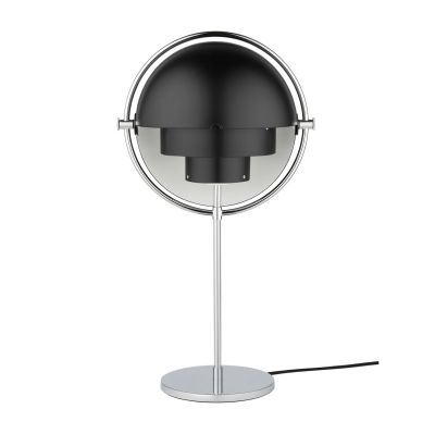 GUBI Multi-Lite pöytälamppu Kromi-musta | Alk. 620,00 €