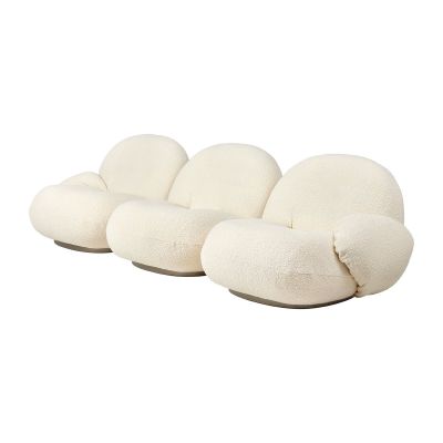 GUBI Pacha sohva 3-istuttava käsinojallinen Karakorum 001-pearl gold | Alk. 9 999,00 €