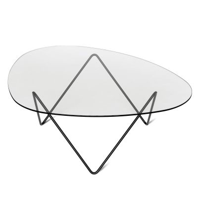 GUBI Pedrera sohvapöytä mustat jalat