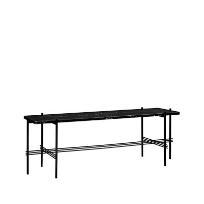 GUBI TS Console 1 -konsolipöytä marmori musta, mustaksi maalattu jalusta | Alk. 1 169,00 €