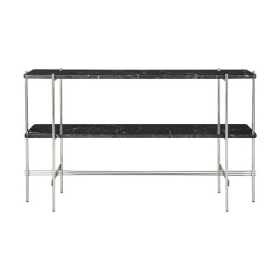 GUBI TS Console pöytä 120x30x72 cm Black marquina marble-teräs | Alk. 2 050,00 €