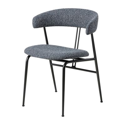 GUBI Violin tuoli Around bouclé 023-black | Alk. 994,00 €