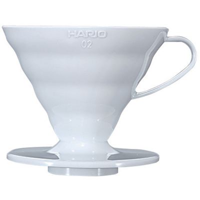 Hario 2 Cup Dripper V60 Valkoista keramiikkaa | Alk. 22,90 €