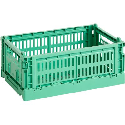 HAY Colour Crate säilytyslaatikko small, dark mint | Alk. 5,00 €