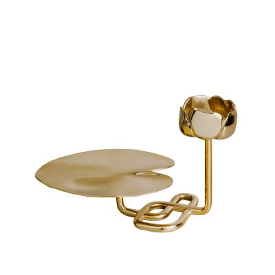 Hilke Collection Ninfea No.2 kynttilänjalka Messinki | Alk. 116,00 €