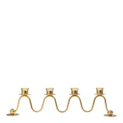 Hilke Lignano Sabbiadoro 4 Kynttilänjalka 39 cm Kulta