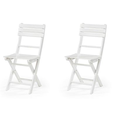 Hillerstorp, Åre taittotuoli valkoinen akaasia 2-pack | Alk. 212,00 €