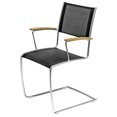Hillerstorp, Spring Käsinojatuoli musta / teräs, 2 kpl | Alk. 1 095,00 €