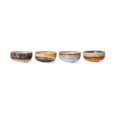 HKliving 70's tapaskulho 4 kpl Crystal | Alk. 24,00 €