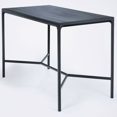 Houe, Four baaripöytä 160x90 cm mustaa alumiinia | Alk. 1 570,00 €