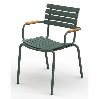 Houe, ReCLIPS ruokailutuoli Vihreä/Vihreä Alumiini-Bambu | Alk. 272,00 €