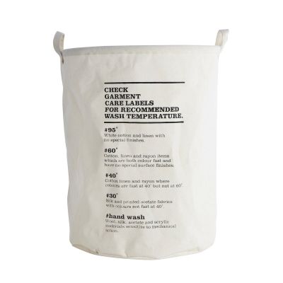 House Doctor House Doctor pyykkikori wash instructions musta-valkoinen | Alk. 13,00 €