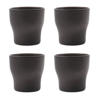 House Doctor Liss termosmuki 9 cm 4-pakkaus Tummanharmaa | Alk. 32,00 €