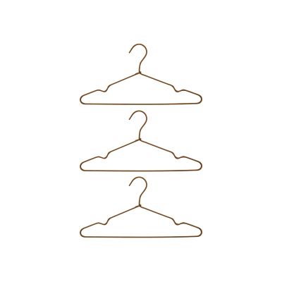 House Doctor Wire vaateripustin, 3-pakkaus Ruskea