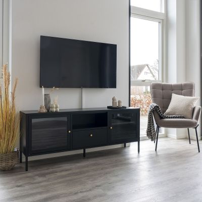 House Nordic Dalby tv-taso 160x35x60 cm musta