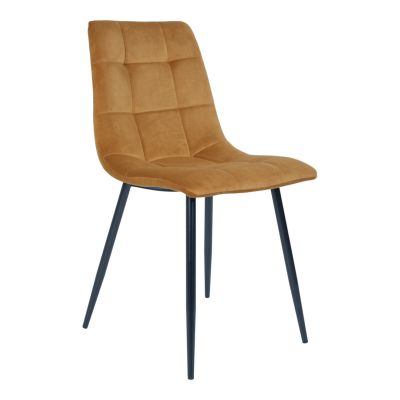 House Nordic Middelfart tuoli keltainen sametti | Alk. 89,00 €