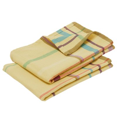 Hübsch Coffee keittiöpyyhe 70 x 50 cm 2-pack, keltainen | Alk. 15,00 €