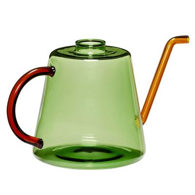 Hübsch Flora kastelukannu 23 cm, vihreä/meripihka | Alk. 35,00 €