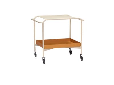 Hübsch - Push Trolley Sand/Brown Hübsch
