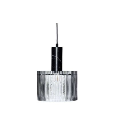 Hübsch - Revolve Riippuvalaisin Large Textured/Black | Alk. 141,00 €