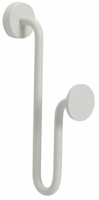 Hübsch Swing koukku 7x2,5x13 cm valkoinen