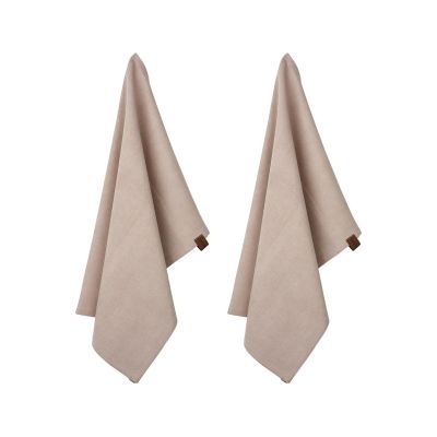 Humdakin Humdakin ekologinen keittiöpyyhe 45x70 cm 2-pakkaus Latte