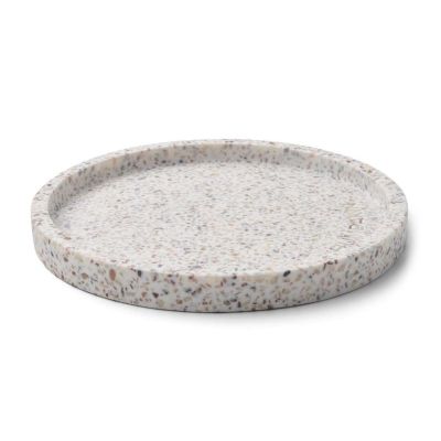 Humdakin Humdakin Terrazzo pyöreä tarjotin Ø 20 cm White-brown | Alk. 28,00 €