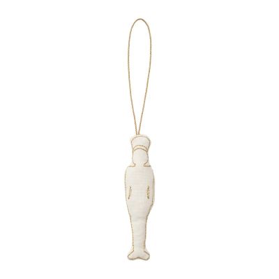 Humdakin Humdakin Tin Soldier ripustettava joulukoriste puuvilla Off white/gold | Alk. 8,10 €