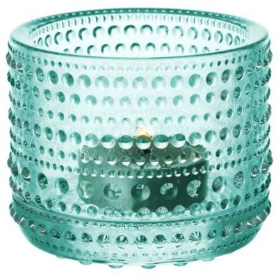 Iittala Kastehelmi-kynttilälyhty, 6,4cm, vedenvihreä | Alk. 19,00 €