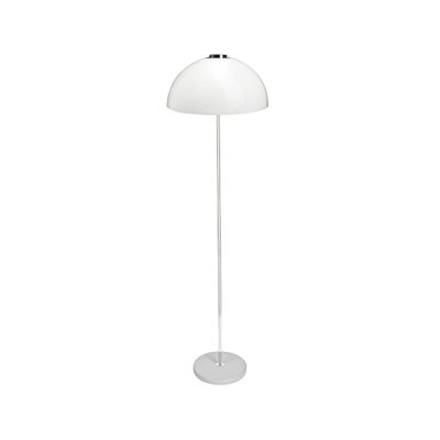 Innolux Kupoli lattiavalaisin Harmaa-metalliset yksityiskohdat-valkoinen varjostin | Alk. 210,90 €