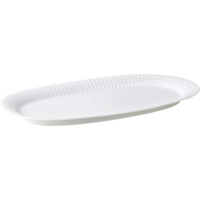 Kähler Hammershøi ovaali tarjoilulautanen, valkoinen, 40 x 22,5 cm. | Alk. 65,00 €