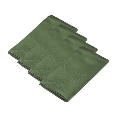 Kähler Hammershøi Poppy -kangaslautasliina 45 x 45 cm 4-pakkaus Vihreä | Alk. 29,00 €