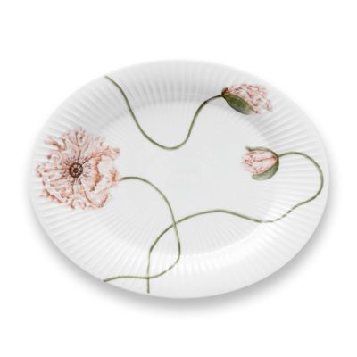 Kähler Hammershøi Poppy ovaali vati 22,5 x 28,5 cm Valkoinen | Alk. 47,00 €