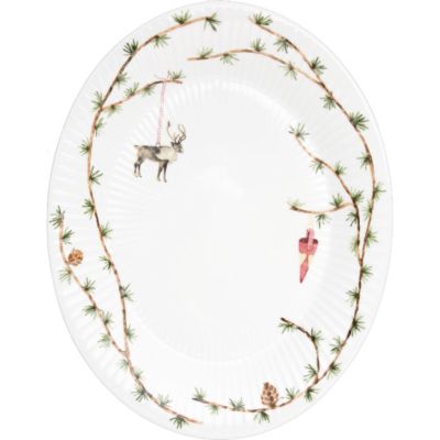 Kähler Soikea Hammershøi Christmas -vati, 27 x 34 cm