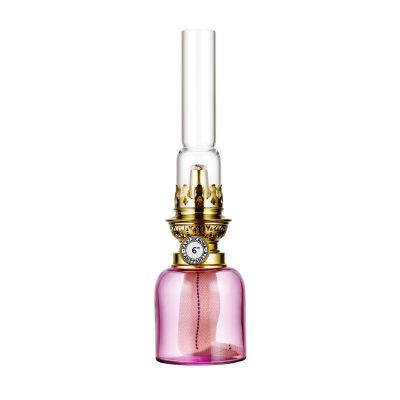 Karlskrona Lampfabrik Koholmen öljylamppu vaaleanpunainen | Alk. 94,00 €