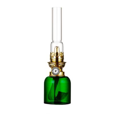 Karlskrona Lampfabrik Koholmen öljylamppu vihreä | Alk. 94,00 €