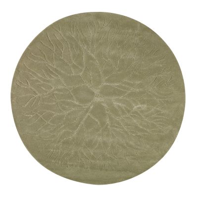 Kateha Birds nest, käsin kudottu matto Ø 220 cm winter green | Alk. 1 821,90 €
