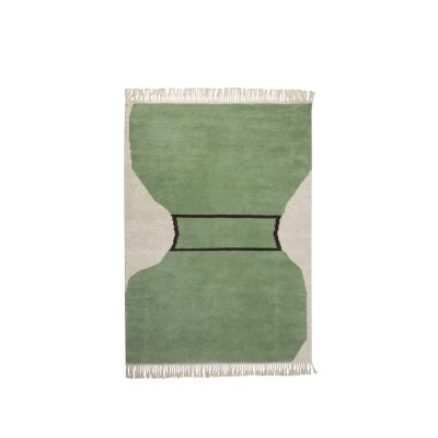 Kateha Silhouette flossa -matto Dusty green, 170 x 240 cm