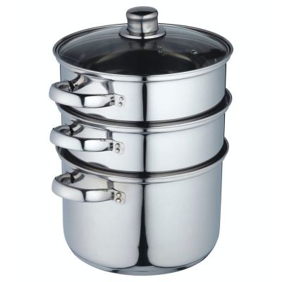 Kitchen Craft Three Tier Höyrykeitin 22 cm, 3 kerrosta | Alk. 69,00 €