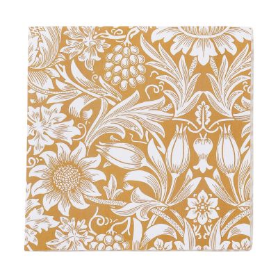 Klippan Yllefabrik Sunflower lautasliinat 33 x 33 cm 20-pakkaus Golden