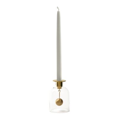Klong Bell Kynttilänjalka Messinki/Lasi 12 cm
