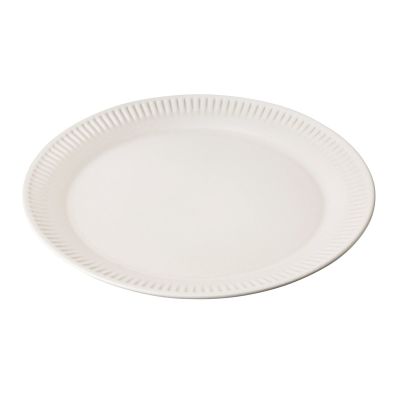 Knabstrup Keramik Knabstrup ruokalautanen valkoinen 22 cm | Alk. 19,96 €