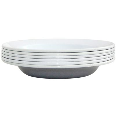 Kockums Jernverk Syvä lautanen 22 cm 6 kpl, Harmaa | Alk. 67,43 €