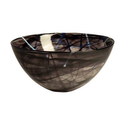 Kosta Boda Contrast kulho 350 mm Musta | Alk. 112,00 €