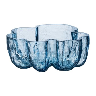 Kosta Boda Crackle kulho 105 mm Pyöreä lasi (Sininen) | Alk. 250,00 €